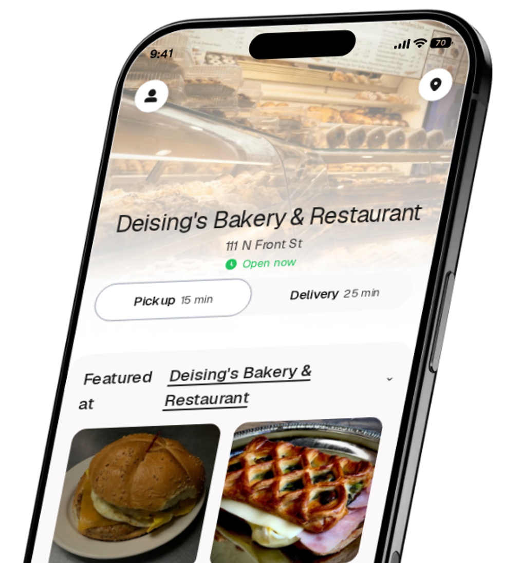 Deising's Bakery & Restaurant app preview
